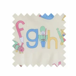 Best ABC Pastel Print Fabric - Cotton Tea Towels | Fabric By The Metre