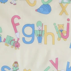Best ABC Pastel Print Fabric - Cotton Tea Towels | Fabric By The Metre