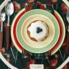 New Aga Cover / Placemat - Forest Green Robin Tea Towels | Dining