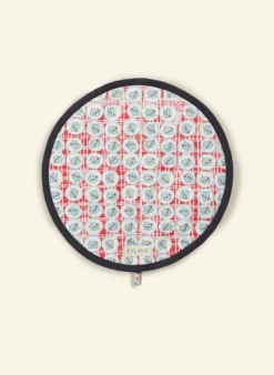 New Aga Cover / Placemat - Red Sardines Tea Towels