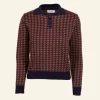 Best Sale Aila - Navy Harman Knitted Top Tea Towels