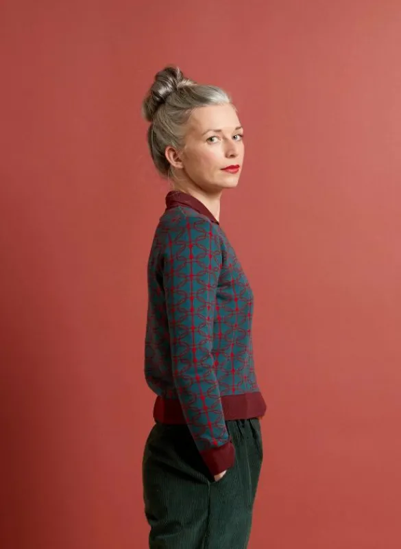 Hot Aila - Teal Radio Days Knitted Top Tea Towels