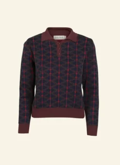 Flash Sale Aila Knitted Top - Navy Radio Days Women Knitwear | Tea Towels