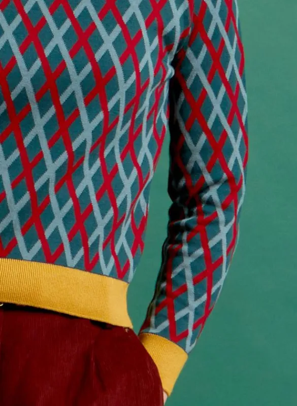 Hot Alba - Lattice Jumper Tea Towels