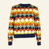 Clearance Alba - Rust Apres Ski Jumper Tea Towels