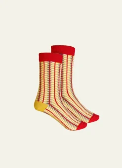 Clearance Ankle Socks - Yellow Barbican Women Socks | Socks