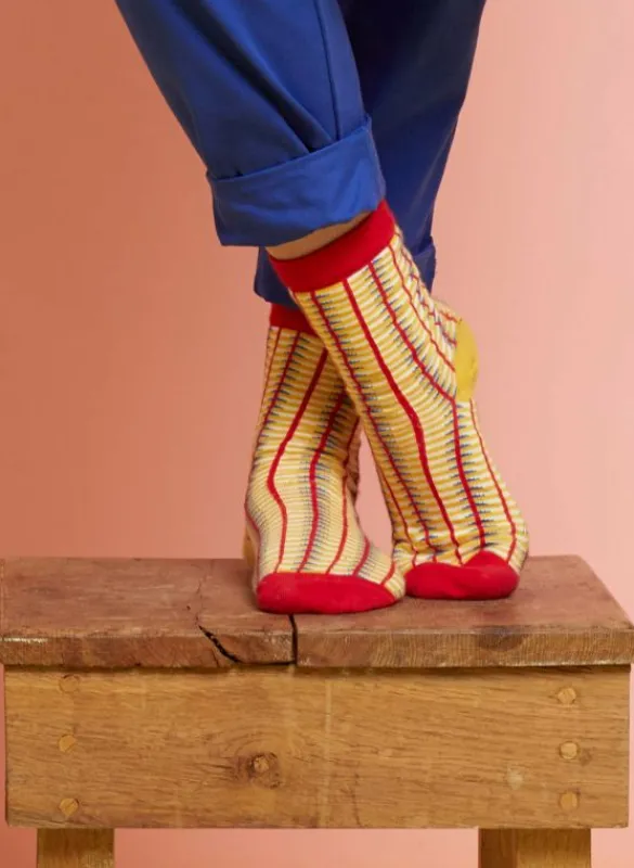 Clearance Ankle Socks - Yellow Barbican Women Socks | Socks