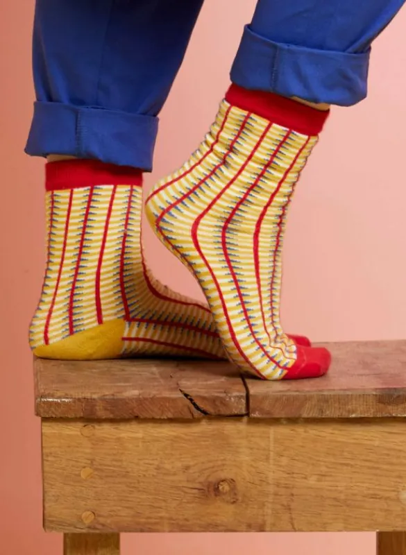 Clearance Ankle Socks - Yellow Barbican Women Socks | Socks