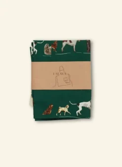 New Apron - Green Porcelain Dogs Aprons | Tea Towels