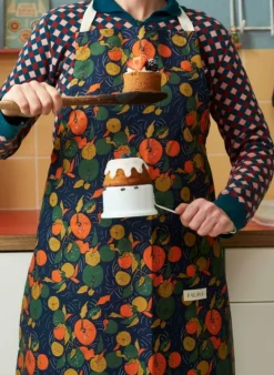 Clearance Apron - Navy Apple Orchard Aprons | Tea Towels