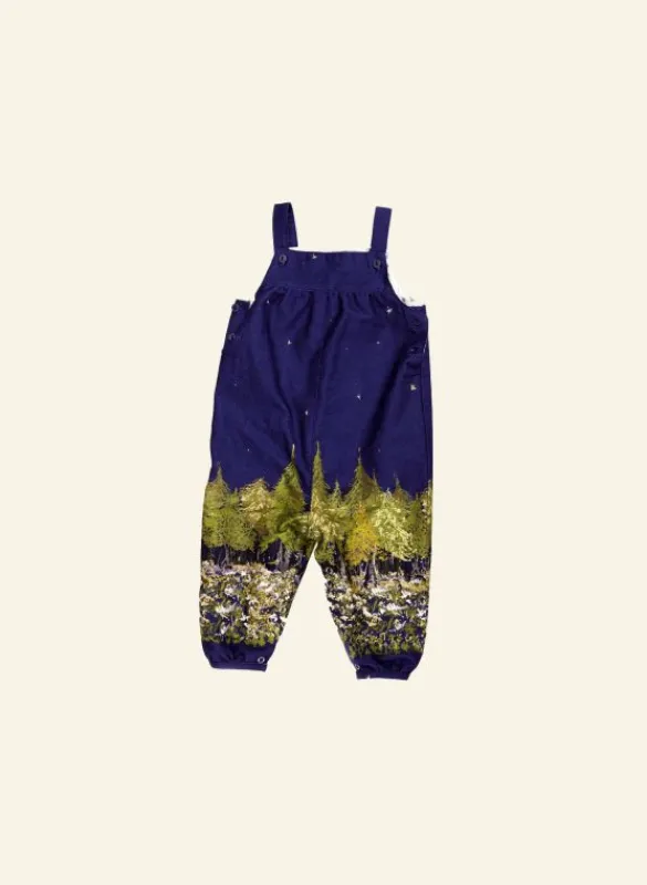 Outlet Ashley Newborn Baby Romper - Navy Woodland Kids Baby | Tea Towels