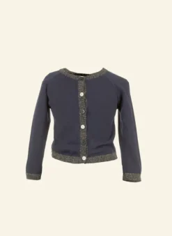 Hot Baby / Toddler Classic Cardigan - Sparkly Navy Kids Children's Knitwear | Baby
