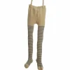 Cheap Baby Tights - Mustard / Grey Stripe Kids Children's Accessories | Baby