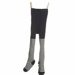 Fashion Baby Tights - Navy / Cream Stripe Kids Children's Accessories | Baby