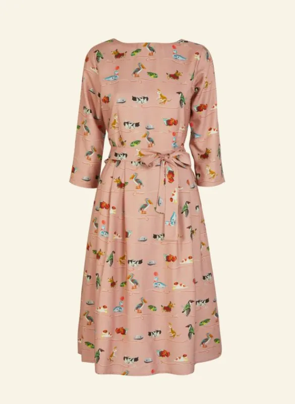Cheap Beatrice - Pink Mechanical Toys Dress Women Dresses | Tea Towels