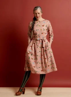 Cheap Beatrice - Pink Mechanical Toys Dress Women Dresses | Tea Towels