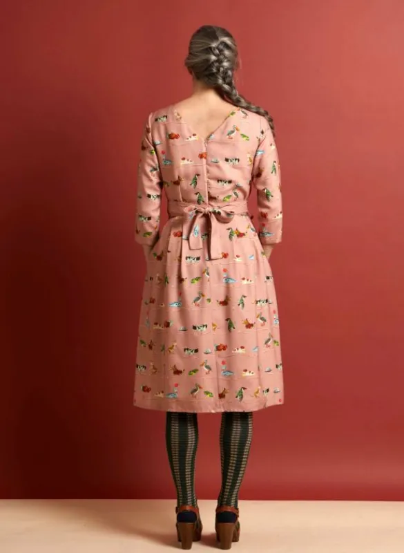 Cheap Beatrice - Pink Mechanical Toys Dress Women Dresses | Tea Towels