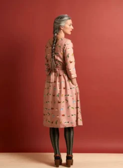 Cheap Beatrice - Pink Mechanical Toys Dress Women Dresses | Tea Towels