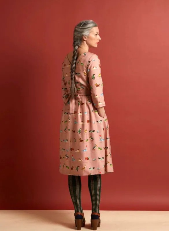 Cheap Beatrice - Pink Mechanical Toys Dress Women Dresses | Tea Towels