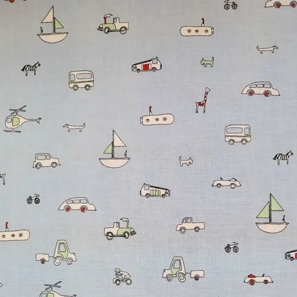 Fashion Beep Beep Fabric - Cotton Tea Towels | Fabric By The Metre