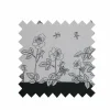Discount Black and White Roses Fabric - Cotton Twill Tea Towels | Fabric By The Metre