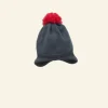 Shop Bobble Hat - Midnight Blue Kids Children's Knitwear | Children's Accessories
