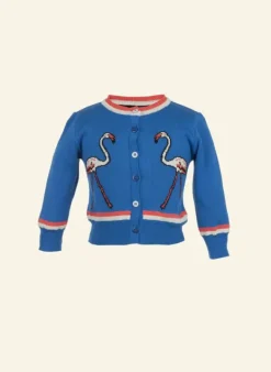 Clearance Children's Cardigan - Flamingo Kids Children's Knitwear | Tea Towels