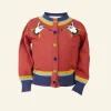 Best Sale Children's Classic Cardigan - Rust Puffin Kids Children's Knitwear | Tea Towels