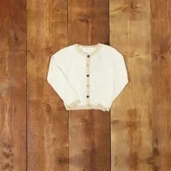 Flash Sale Children's Classic Cardigan - Sparkly Gold Kids Children's Knitwear | Baby