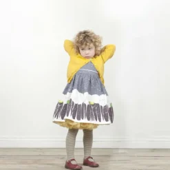 Clearance Children's Classic Cardigan - Mustard Yellow Kids Children's Knitwear | Baby