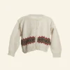 Store Children's Hand Knit Cardigan - Cream Zig Zag Kids Children's Knitwear | Tea Towels