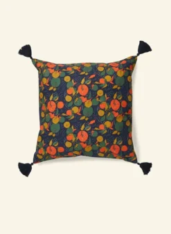 Sale Cushion Cover - Navy Apple Orchard Tea Towels | Cushion Covers
