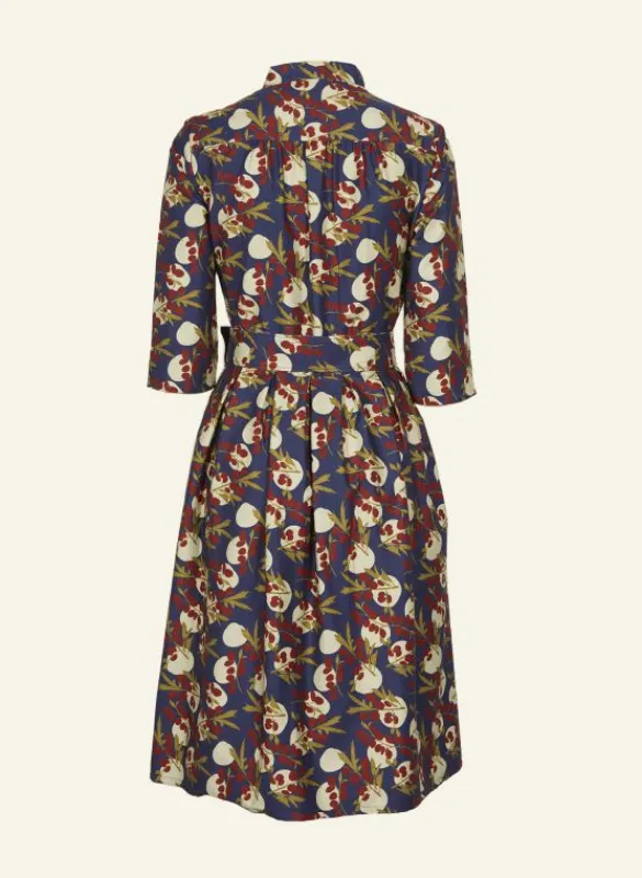 Hot Cynthia - Navy Damson Dress Women Dresses | Tea Towels