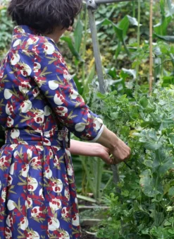 Hot Cynthia - Navy Damson Dress Women Dresses | Tea Towels