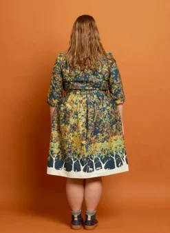 Discount Cynthia - Navy Forest Dress Women Dresses | Tea Towels