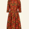Outlet Cynthia - Red Apple Orchard Women Dresses | Tea Towels