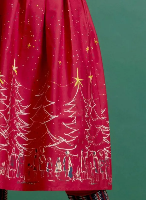 Online Cynthia - Red Christmas Dress Women Dresses | Tea Towels