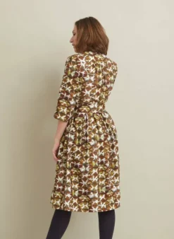 Best Cynthia - Rust Tortoiseshell Dress Women Dresses | Tea Towels