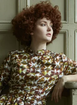 Best Cynthia - Rust Tortoiseshell Dress Women Dresses | Tea Towels