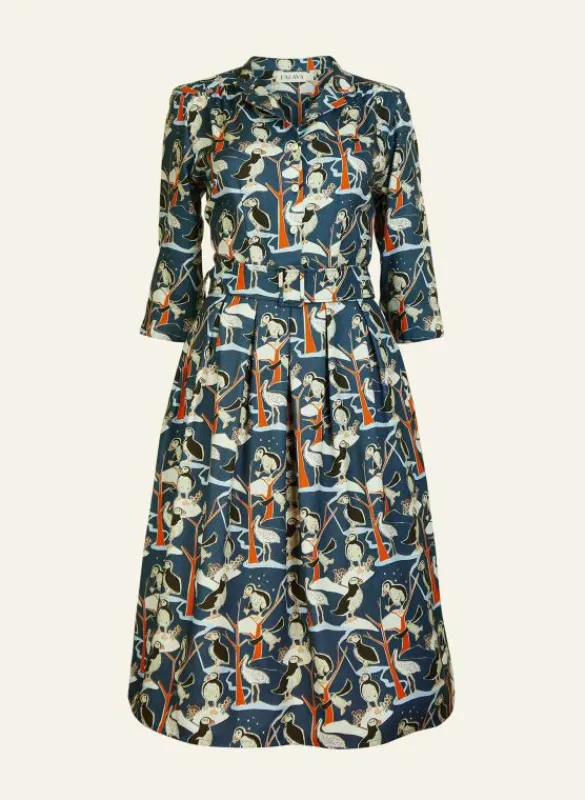 Outlet Cynthia Dress - Blue Puffin Women Dresses | Tea Towels
