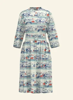 Hot Cynthia Dress - Cream London Rows Women Dresses | Tea Towels