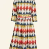 Shop Cynthia Dress - Multi Harlequin Women Dresses | Tea Towels