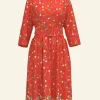 Flash Sale Cynthia Dress - Orange Lollipop Women Dresses | Tea Towels