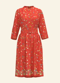Flash Sale Cynthia Dress - Orange Lollipop Women Dresses | Tea Towels