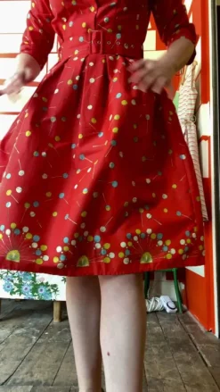 Flash Sale Cynthia Dress - Orange Lollipop Women Dresses | Tea Towels