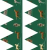 Cheap DIY Christmas Crown - Green Porcelain Dogs Tea Towels