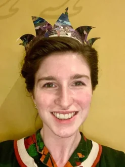 Clearance DIY Christmas Crown - Rust Bauhaus Tea Towels
