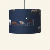 Online Drum Lampshade - Navy Endangered Animals Tea Towels | Lampshades