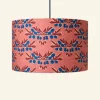Shop Drum Lampshade - Pink Nouveau Plum Tea Towels | Lampshades