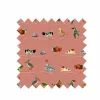 Store Dusky Pink Mecahical Toys -  100% Tencel - Fabric Tea Towels | Fabric By The Metre